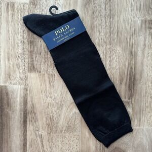 Polo Ralph Lauren Womens Cashmere‎ Silk Socks 1 Pair Black Made in Italy